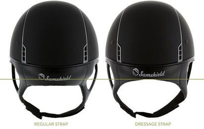 Produktbild von Samshield Reithelm Shadowmatt Dressage 1.0 inkl. Liner Reithelm