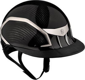 Produktbild von Samshield XJ Miss Shield Carbon Chrome Reithelm inkl. Liner