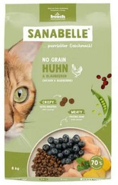 Produktbild von Sanabelle 2 x 8kg No Grain Huhn Katzentrockenfutter-Sparpaket