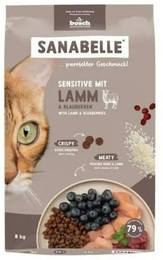 Produktbild von Sanabelle 2 x 8kg Sensitive Lamm Katzentrockenfutter-Sparpaket