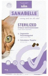 Produktbild von Sanabelle 2 x 8kg Sterilized Katzentrockenfutter-Sparpaket
