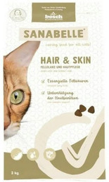 Produktbild von Sanabelle 4 x 2kg Hair & Skin Katzentrockenfutter-Sparpaket
