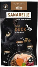 Produktbild von Sanabelle 5 x 250g Juicy Land-Ente Katzentrockenfutter-Sparpaket