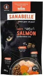Produktbild von Sanabelle 5 x 250g Juicy Nordsee-Lachs Katzentrockenfutter-Sparpaket