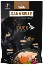 Produktbild von Sanabelle 5 x 800g Juicy Land-Ente Katzentrockenfutter-Sparpaket