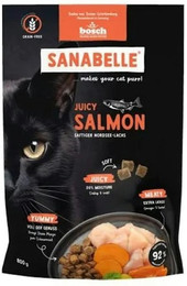 Produktbild von Sanabelle 5 x 800g Juicy Nordsee-Lachs Katzentrockenfutter-Sparpaket