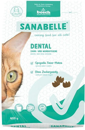 Produktbild von Sanabelle 6 x 400g Dental Katzentrockenfutter-Sparpaket