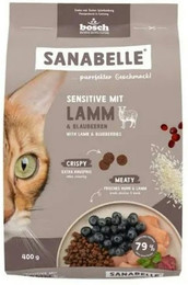Produktbild von Sanabelle 6 x 400g Sensitive Lamm Katzentrockenfutter-Sparpaket