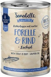 Produktbild von Sanabelle 6x400g Forelle und Rind