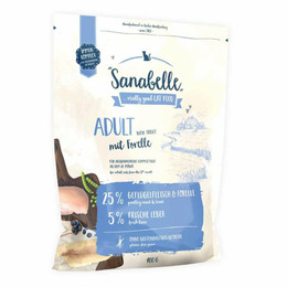 Produktbild von Sanabelle Adult Forelle Katzentrockenfutter - 6 x 400 g