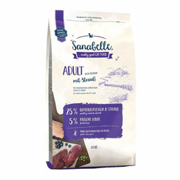 Produktbild von Sanabelle Adult Strauß Katzen-Trockenfutter - 2 kg