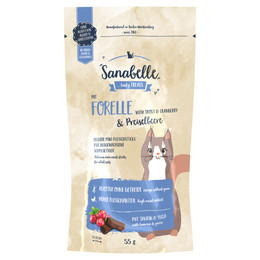 Produktbild von Sanabelle Cat Sticks Forelle & Preiselbeere - 20 x 55 g