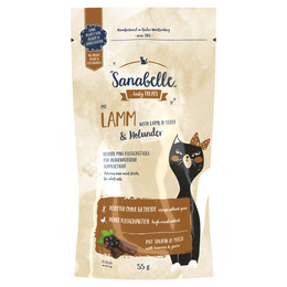 Produktbild von Sanabelle Cat Sticks Lamm & Holunder - 20 x 55 g