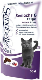Produktbild von Sanabelle Cat Sticks Seelachs & Feige - 20 x 55 g