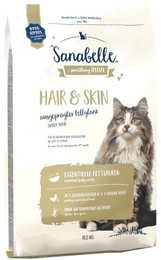 Produktbild von Sanabelle Hair & Skin Katzentrockenfutter für Rassekatzen - 4 x 2 kg