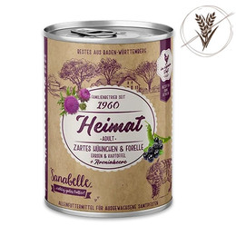 Produktbild von Sanabelle Heimat Katzen Nassfutter Adult zartes Hühnchen & Forelle - 12 x 200 g