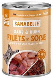 Produktbild von Sanabelle Katzen Nassfutter Adult mit Gans & Huhn - 6 x 380 g