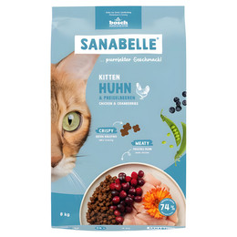Produktbild von Sanabelle Kitten Trockenfutter mit Huhn - 8 kg