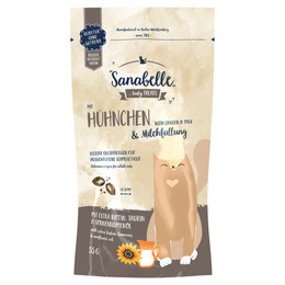 Produktbild von Sanabelle Knusperkissen Huhn & Milch - 55 g