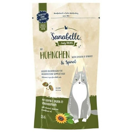 Produktbild von Sanabelle Knusperkissen Huhn & Spinat - 55 g