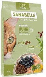 Produktbild von Sanabelle No Grain Huhn Trockenfutter Katze Adult - 2 x 8 kg