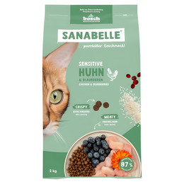 Produktbild von Sanabelle Sensitive Huhn Katzenfutter - 2 kg