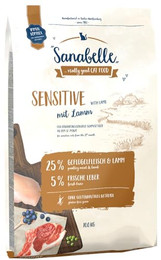 Produktbild von Sanabelle Sensitive Lamm Katzentrockenfutter - 2 kg
