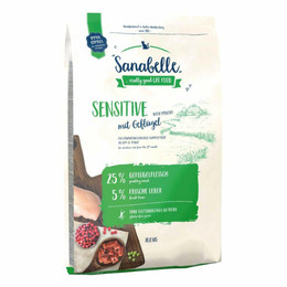 Produktbild von Sanabelle Sensitive mit Geflügel Katzentrockenfutter - 10 kg