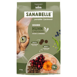 Produktbild von Sanabelle Trockenfutter Katze Adult Grande Huhn - 8 kg