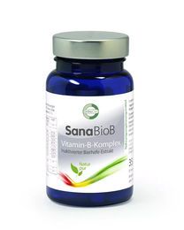 Produktbild von SanaBioB Vitamin B-Komplex Kapseln - 60 x 400 mg