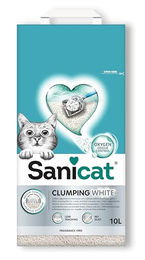 Produktbild von Sanicat Clumping White Bentonit Katzenstreu - 10 l