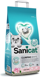 Produktbild von Sanicat Clumping White Rose Katzenstreu - 2 x 8 l