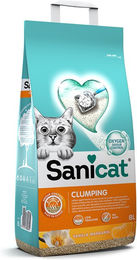 Produktbild von Sanicat Klumpende Katzenstreu mit Vanille und Mandarine - 8 l