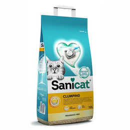 Produktbild von Sanicat Klumpende Katzenstreu Parfümfrei - 10 l