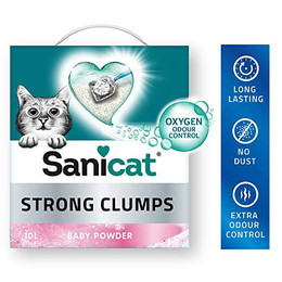 Produktbild von Sanicat Strong Clumps Klumpende Katzenstreu - 10 l