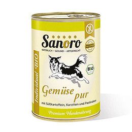 Produktbild von Sanoro BIO Gemüse Mix Pur aus Bio-Süßkartoffel - 12 x 400 g