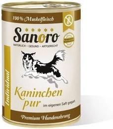Produktbild von Sanoro Pures Kaninchen Muskelfleisch 6x800g