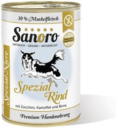 Produktbild von Sanoro Spezial Bio-Rind mit BIO-Gemüse 12x400g