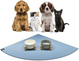 SANOZOO Napfunterlage Eckrund hellblau 60x60 cm – Bild 1 von 3