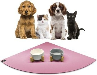 Produktbild von SANOZOO Napfunterlage Eckrund rosa 60 cm