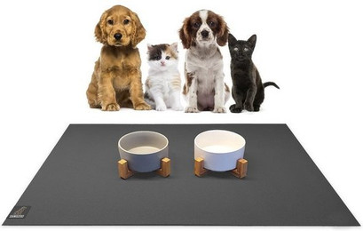 Produktbild von SANOZOO Napfunterlage Futtermatte 30 x 40 cm Grau