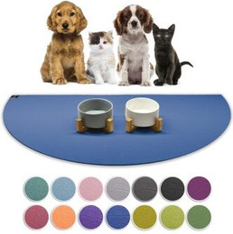 Produktbild von SANOZOO Napfunterlage Halbrund blau 80 cm