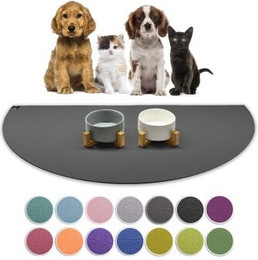 Produktbild von SANOZOO Napfunterlage Halbrund grau