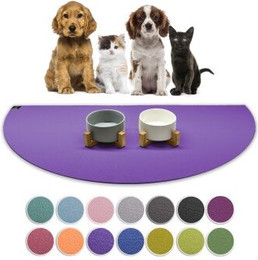 Produktbild von SANOZOO Napfunterlage Halbrund lila