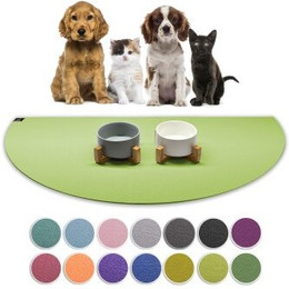 Produktbild von SANOZOO Napfunterlage Halbrund Öko-Tex Made in Germany grün