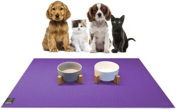 Produktbild von SANOZOO Napfunterlage Öko-Tex Made in Germany lila