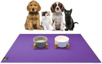 Produktbild von SANOZOO Napfunterlage Öko-Tex Made in Germany lila 60x60 cm