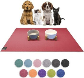 Produktbild von SANOZOO Napfunterlage Öko-Tex rot 80x80 cm