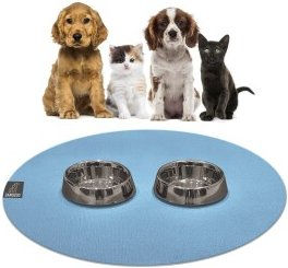 SANOZOO runde Napfunterlage hellblau 60 cm – Bild 1 von 3