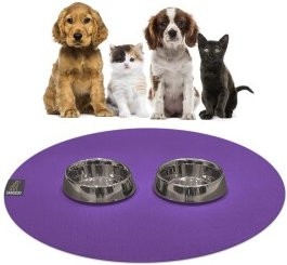 Produktbild von SANOZOO runde Napfunterlage lila 60 cm